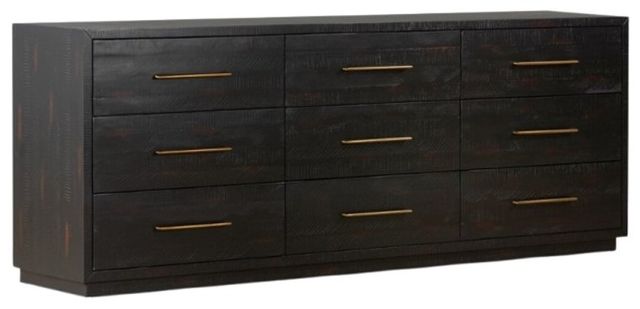 Four Hands Suki Black 9-Drawer Dresser | Marshall's Home Living ...