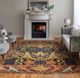 Feizy Killian Black/Red 6'x9' Area Rug-5