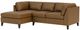 EQ3 Customizable Salema 2-Piece Leather Left-Arm Facing Sofa Sectional and Chaise-0