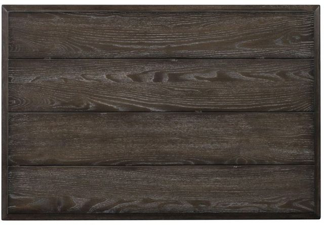 Riverside Furniture Grand Haven Rich Charcoal Top Small Coffee Table with Feathered White Base-2