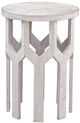 Bassett Mirror Lloyd White Wash Accent Table-0