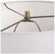 Uttermost® Acosta Antiqued Brass/White Table Lamp-4
