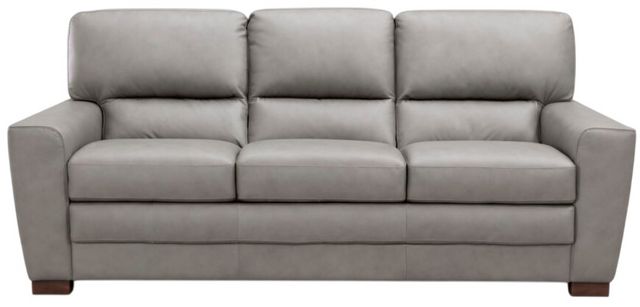 Leather Italia™ Savino Cameron Gray Moon Sofa