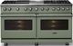 Viking® 5 Series 60" Eucalyptus Pro Style Dual Fuel (NG) Range with Polished Chrome Trim-4