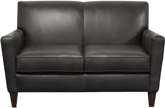 Creek Side Customs Customizable Collegedale Leather Loveseat-0