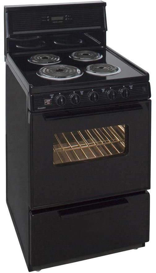 Premier 24" Black Freestanding Electric Range-2