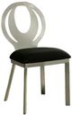 Furniture of America® Orla 2-Piece Black/Silver Dining Side Chair Set-0