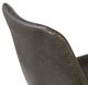 Dovetail Furniture Rufina Black/Dark Gray Dining Chair-2