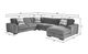 Lifestyle Charcoal Sectional with Sleeper Trundle and Storage Chaise-1