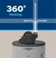 GE RealMAX® Choice 40 Gallon Tall Liquid Propane Water Heater-3