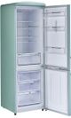Unique® Appliances Classic Retro 12 Cu. Ft. Ocean Mist Turquoise Counter Depth Bottom Freezer Refrigerator-2