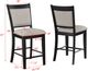 Crown Mark Fulton Black/Light Gray Counter Height Dining Side Chair-4