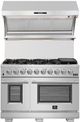 FORNO® Alta Qualita 48" Stainless Steel Wall Mounted Range Hood-4
