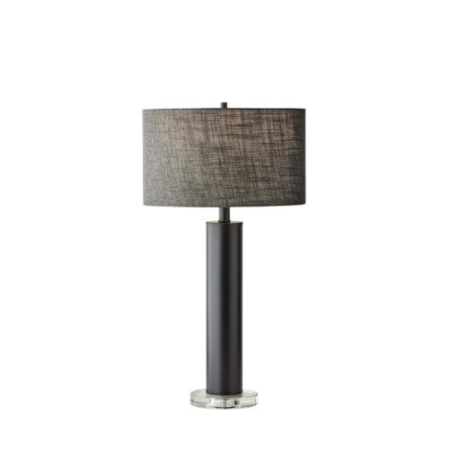 Adesso® Ezra Black Table Lamo-0