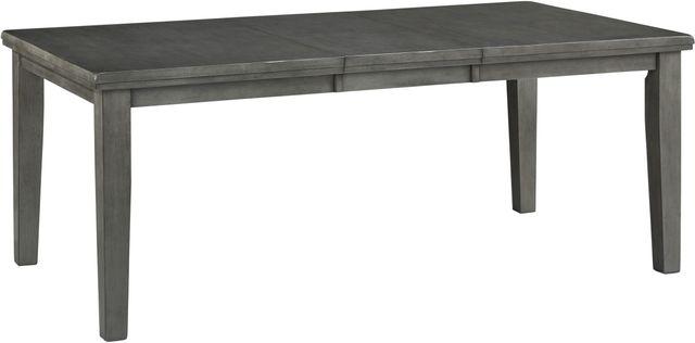 Signature Design by Ashley® Hallanden Antiqued Gray Dining Table-0