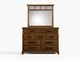 Caramel Dresser and Mirror-2