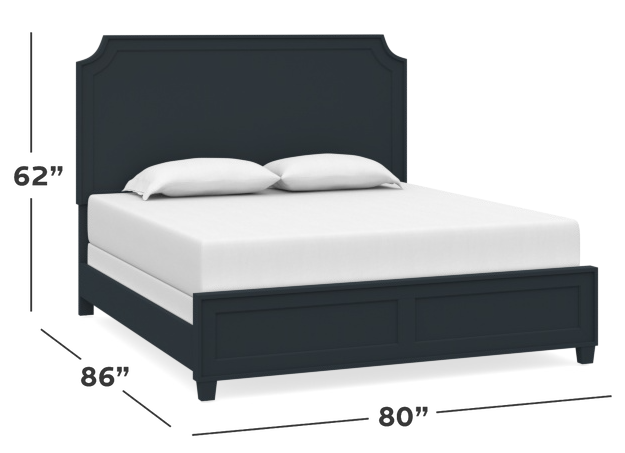 Bassett® Furniture Ventura Harbor Blue King Panel Bed-1