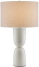 Currey & Company Linz Natural/White Table Lamp-0