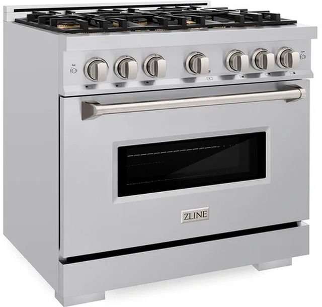 ZLINE 36" 5.2 cu. ft. Gas Range with 6 Burner DuoPro™ Cooktop and Convection Gas Oven in Stainless Steel-2