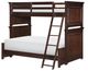 Legacy Kids Teen Canterbury Warm Cherry Twin over Full Youth Bunk Bed-0