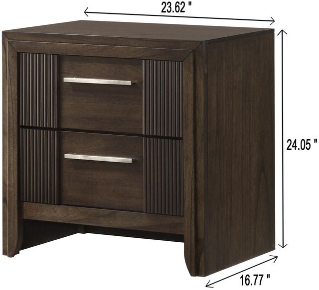 Crown Mark Carlton Brown Nightstand-2