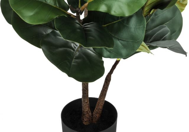 Monarch Specialties Inc. 49" Green/Black Artificial Potted Fiddle Tree-1