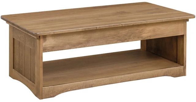 Country Classic Collection Customizable Farmstead Lift-Top Coffee Table-0