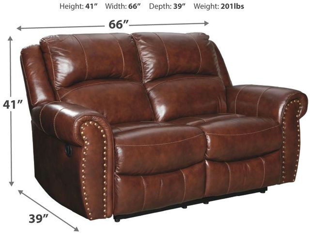 Signature Design by Ashley® Bingen Harness Reclining Loveseat-4