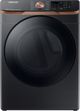 Samsung 7.5 Cu. Ft. Smart Brushed Black Front Load Gas Dryer with Steam Sanitize+ and Sensor Dry-0