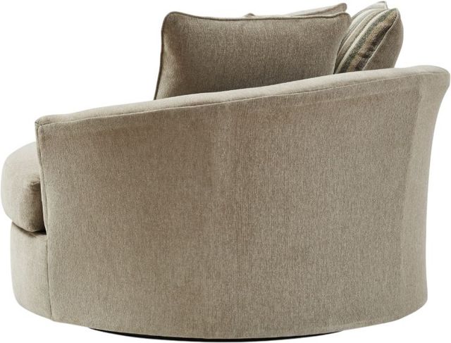 Benchcraft® Linenhause Dune Oversized Swivel Accent Chair-3