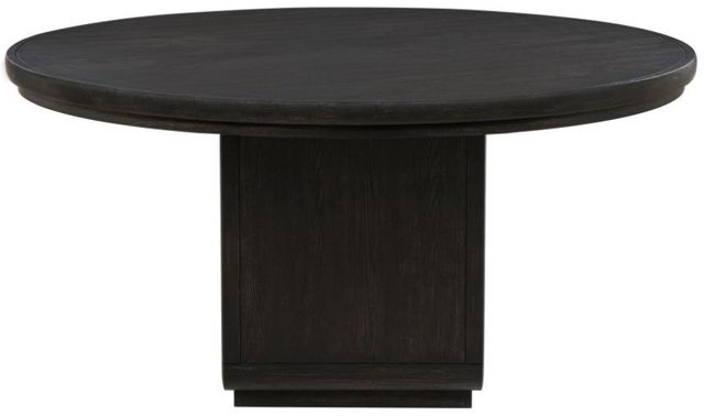 Coaster® Leandro Burnished Black Round Dining Table-3