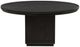 Coaster® Leandro Burnished Black Round Dining Table-3