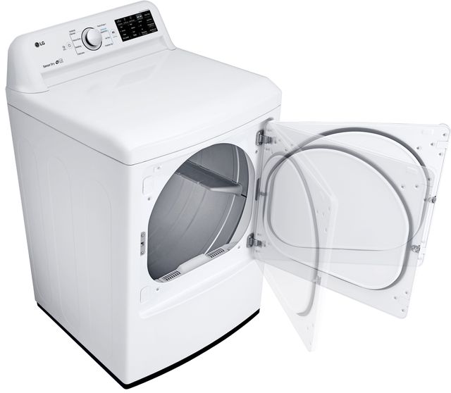 LG 7.3 Cu. Ft. White Electric Dryer-4