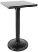 CabanaCoast® Customizable Monaco Aluminum 24" Outdoor Square Pedestal Bar Table-0