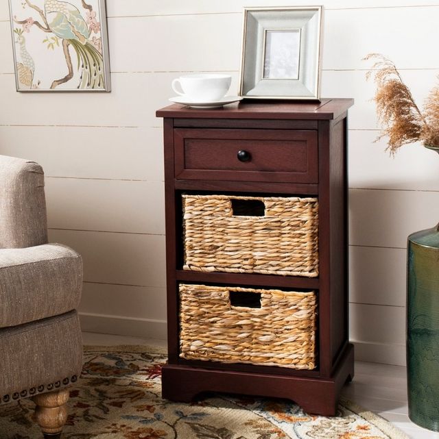 Safavieh Carrie Red Side Table-3