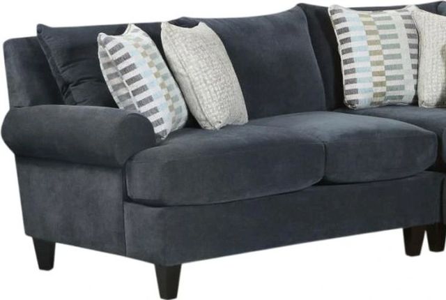 Fusion Furniture 7005 Elise 3-Piece Ink L-Shaped Sectional-1