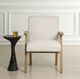 Uttermost® Blakely Oak/Snow Dining Arm Chair-1