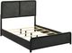 Coaster® Cavelle Black Youth Full Upholstered Panel Bed-0
