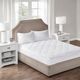 Olliix by Sleep Philosophy White Full Cooling and Warm Reversible Mattress Pad-1