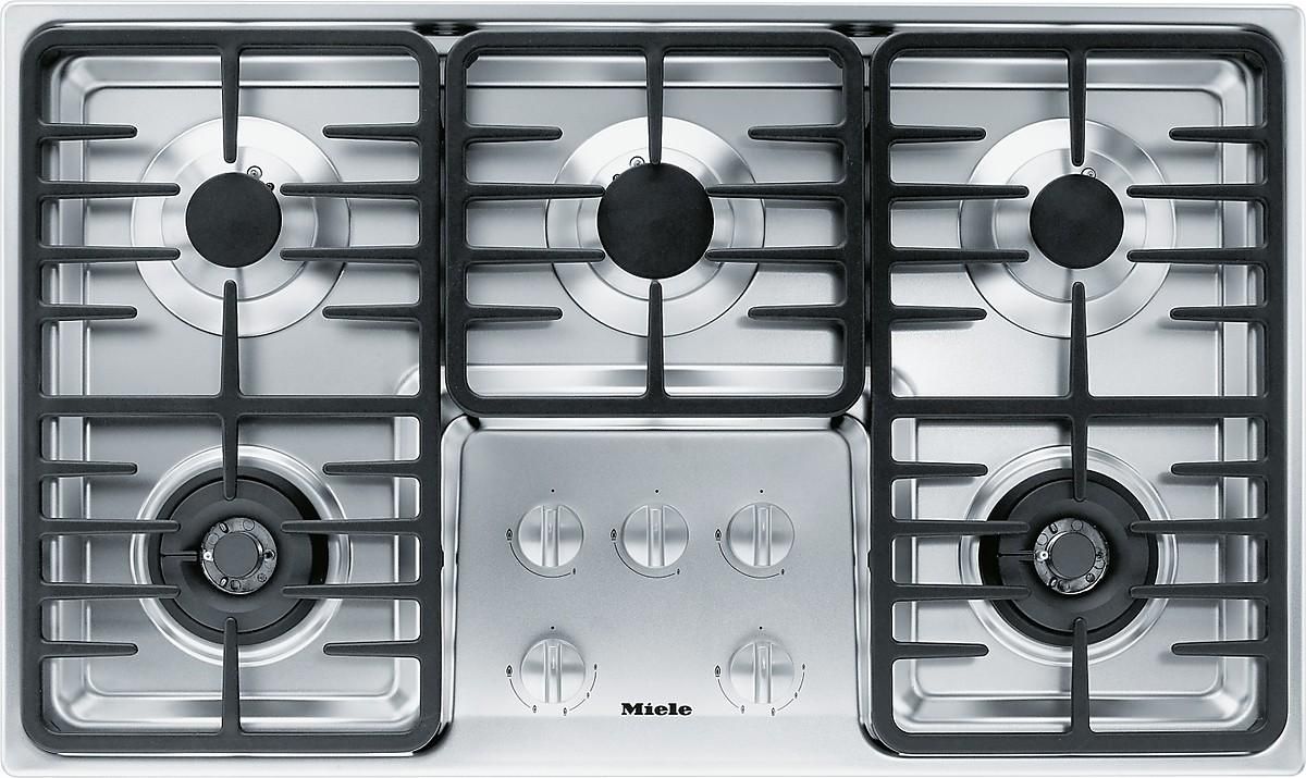 Miele 36" Gas Stainless Steel Cooktop