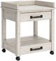 Signature Design by Ashley® Carynhurst Distressed Whitewash Printer Stand-0