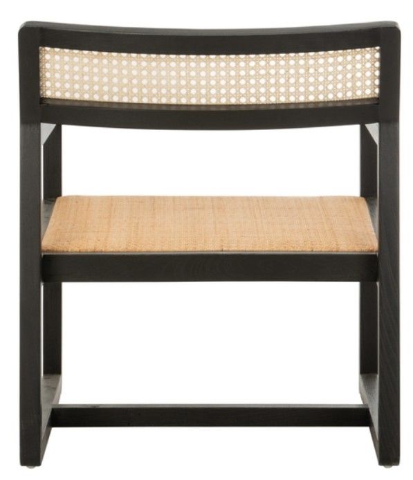 Safavieh Lula Black/Natural Accent Chair-3