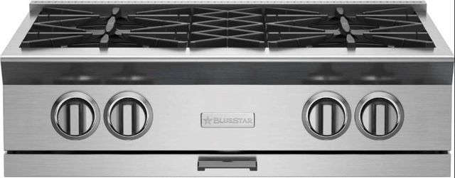 BlueStar® Platinum Series 30" Stainless Steel Liquid Propane Gas Rangetop-0
