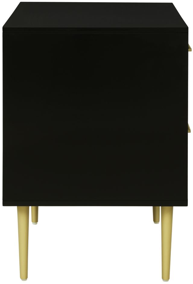 Linon Gwyneth Black Nightstand -2