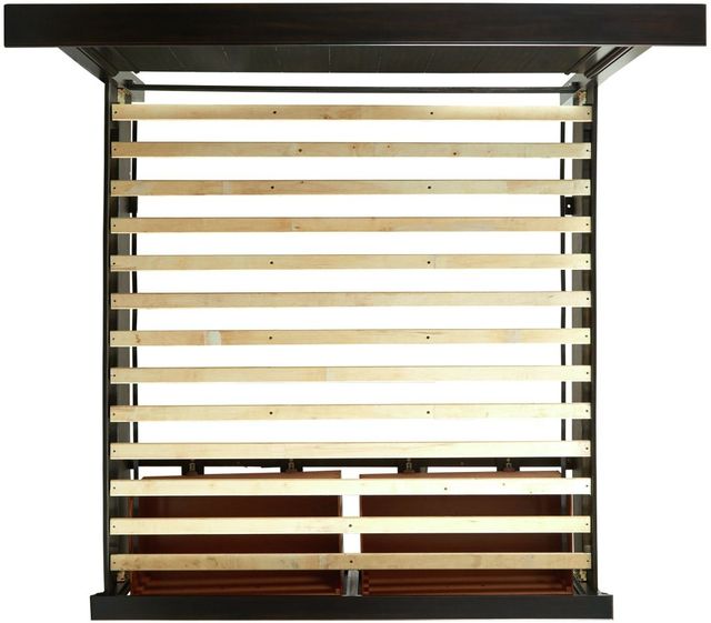 Elements International Slater Black King Platform Storage Bed-3