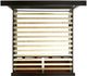 Elements International Slater Black King Platform Storage Bed-3