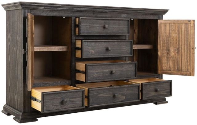 International Furniture Direct Terra Dark Black Dresser-4