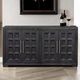 Furniture of America® Hatton Cross Weathered Black Cabinet-1