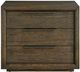 Universal Explore Home™ Modern Sable Plinth Nightstand-2
