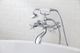 Moen® Weymouth™ Chrome Two-Handle Tub Filler with Hand Shower-2